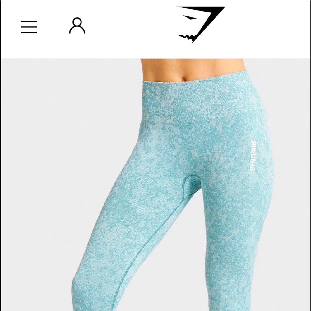 NWT Gymshark adapt animal leggings S, light green - Picture 6 of 11